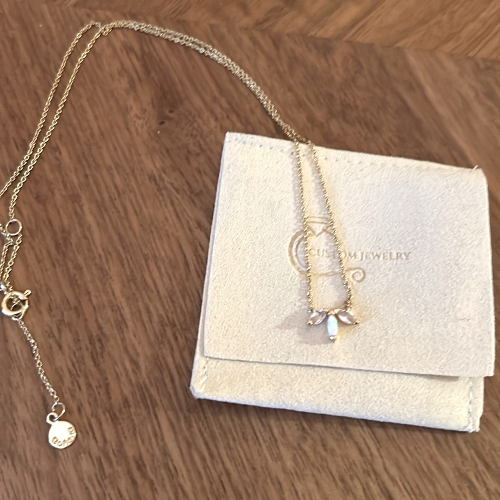 Gorjana opal pendant necklace